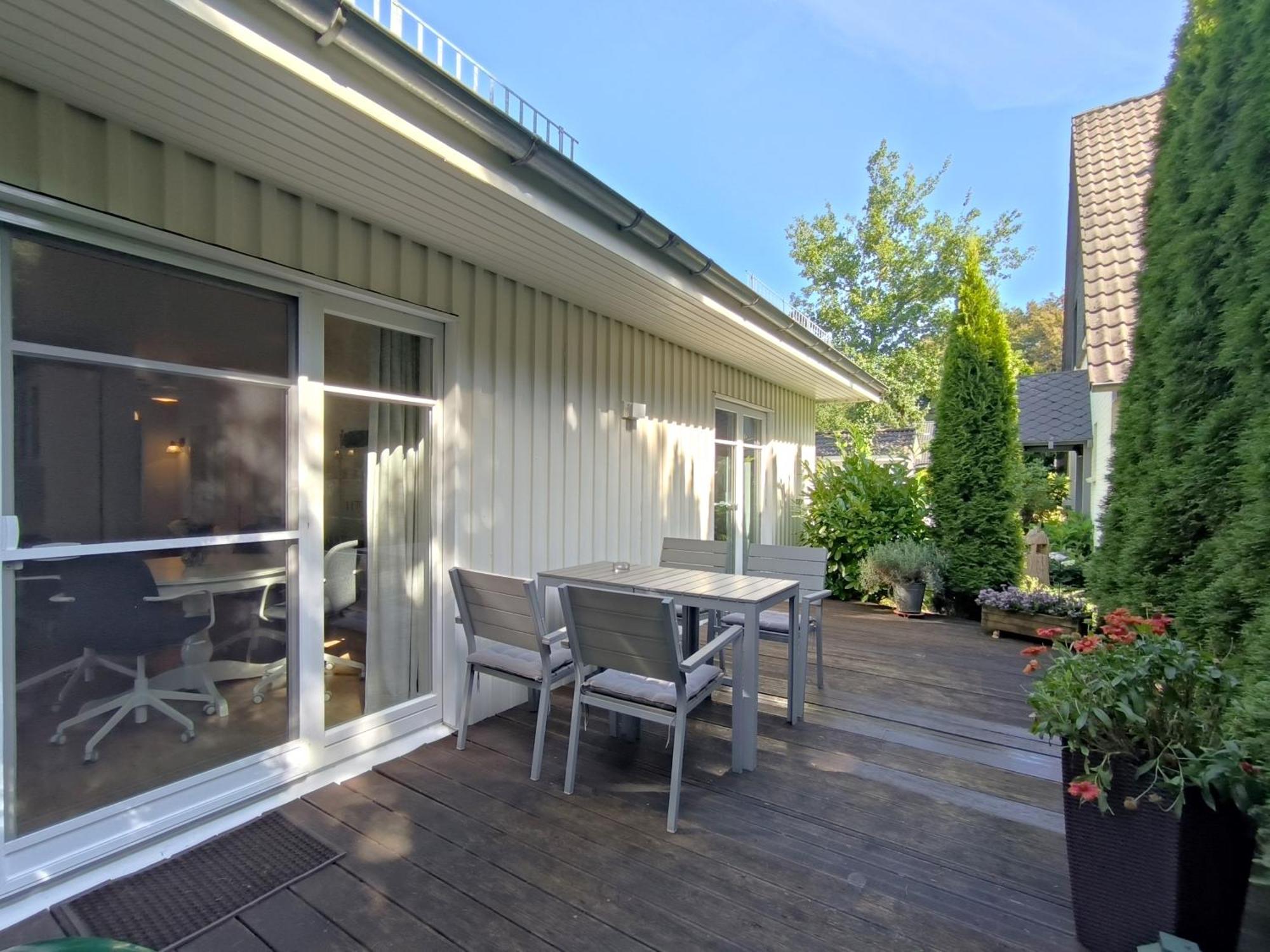 Ferienhaus Inger - Stilvolles Und Modernes Ferienhaus Mit Terrasse Und Gartennutzung Тарп Екстер'єр фото